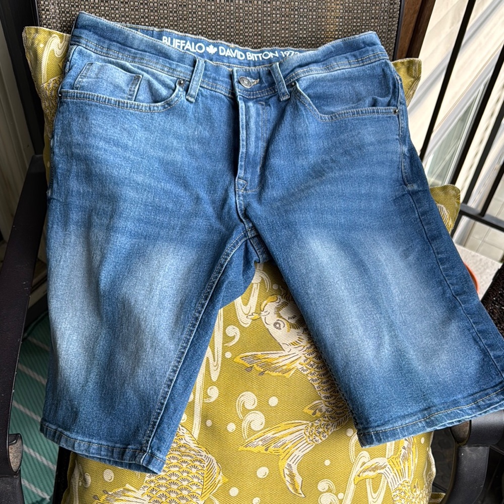Buffalo David Bitton Men's Blue Denim Shorts